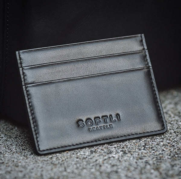 SOFTLI Leather Card Holder