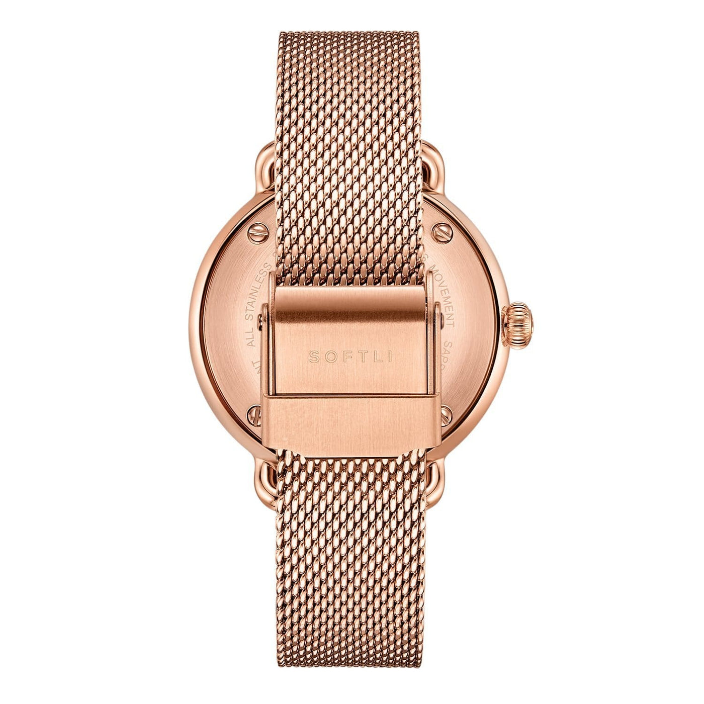 SOFTLI Paradigm 34mm | Minimalist Watch for Women | Rose Gold/Black